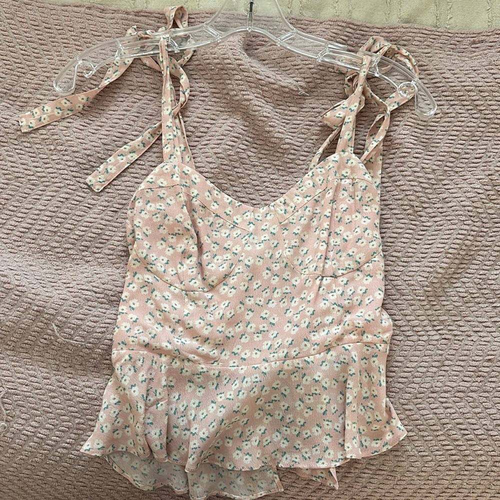 Audrey 3+1 Bow Tie Peplum Top
